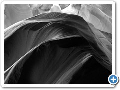 Black and White, lower Antelope Canyon_3633