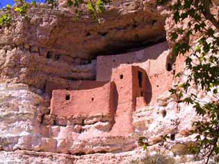 Photo of Montezuma Castle by David F Menne, all rights reserved.